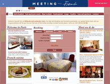 Tablet Screenshot of en.meetingthefrench.com